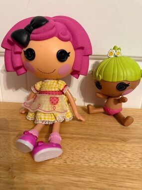 Pink-Haired Fashion Doll in Yellow Gingham Dress Lalaloopsy
